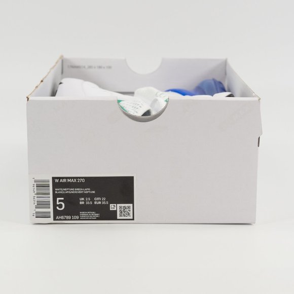 Nike Women's Air Max 270 'White Lapis' AH6789-109 Multi Size 6 - 9 - Picture 15 of 16